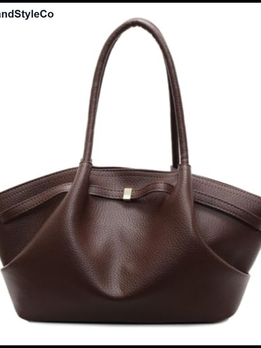 MYSNKU PU Leather Tote Shoulder Bag Large Capacity